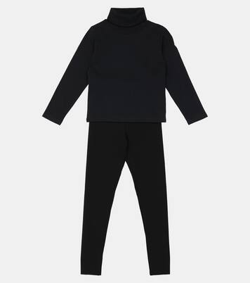 Cotton jersey turtleneck top | Moncler Enfant