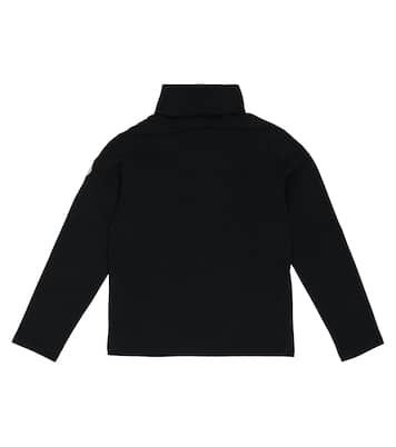 Cotton jersey turtleneck top | Moncler Enfant