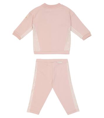Baby stretch-cotton sweatshirt and pants set | Moncler Enfant