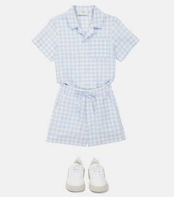 Picnic checked linen shorts | Paade Mode