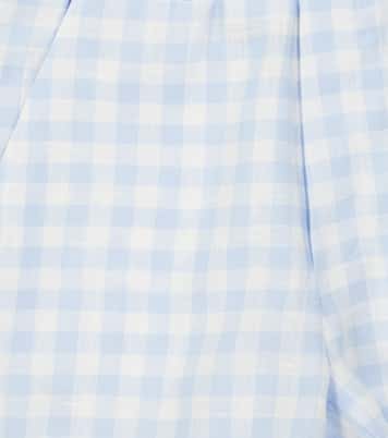Picnic checked linen shorts | Paade Mode