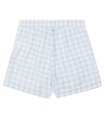 Picnic checked linen shorts | Paade Mode