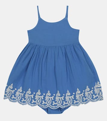 Baby cotton dress and bloomers set | Polo Ralph Lauren Kids