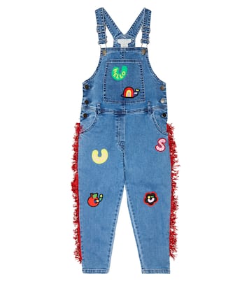 Embroidered denim dungarees | Stella McCartney Kids