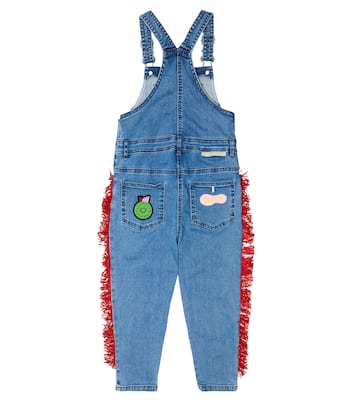 Embroidered denim dungarees | Stella McCartney Kids