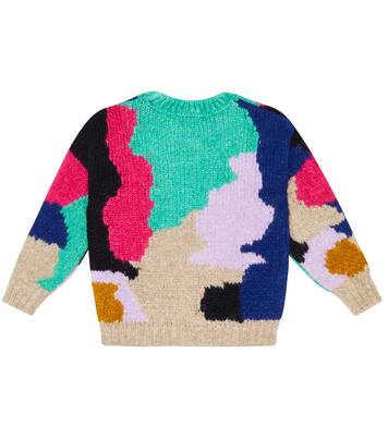 Colorblocked intarsia sweater | Bobo Choses