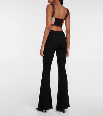 Schlaghose aus einem Wollgemisch | Versace