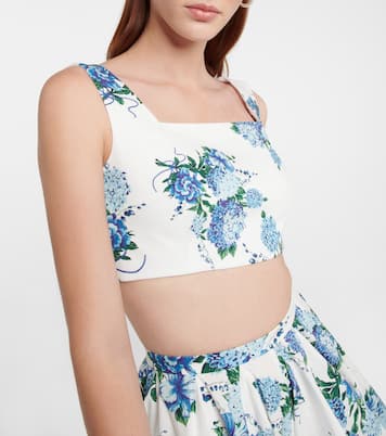 Cropped-Top Jeanie aus Baumwolle | Emilia Wickstead