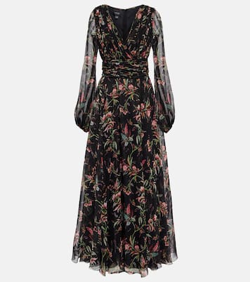 Maxikleid aus Seiden-Georgette | Giambattista Valli