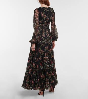 Maxikleid aus Seiden-Georgette | Giambattista Valli