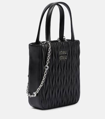 Matelassé leather tote bag | Miu Miu
