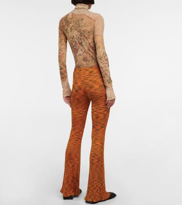 Schlaghose aus Rippstrick | Acne Studios