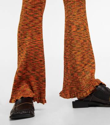 Schlaghose aus Rippstrick | Acne Studios