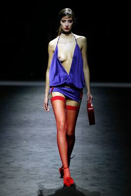 Robe en satin | Blumarine