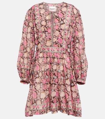 Robe Gilinesia en coton à fleurs | Marant Etoile