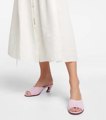 Pantoletten Oli aus Veloursleder | Chloé