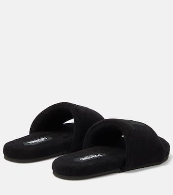 Bestickte Pantoletten Harrison | Tom Ford
