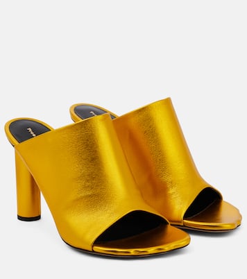 Metallic leather mules | Proenza Schouler