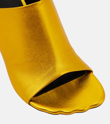 Metallic leather mules | Proenza Schouler