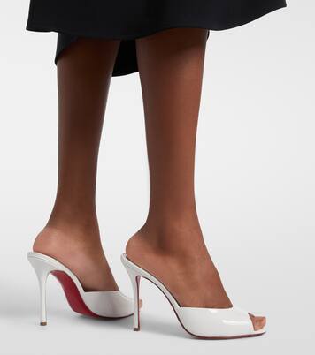 Bridal Me Dolly patent leather mules | Christian Louboutin