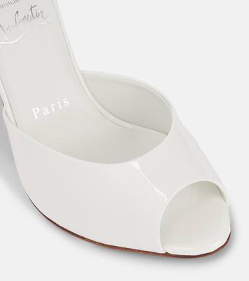 Bridal Me Dolly patent leather mules | Christian Louboutin