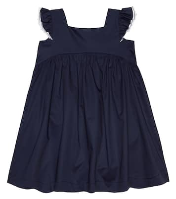 Ruffled cotton minidress | Il Gufo
