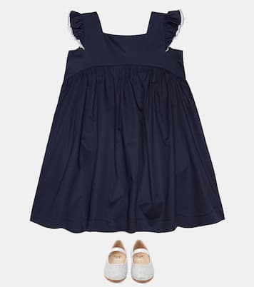 Ruffled cotton minidress | Il Gufo