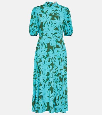 Robe midi Nella à fleurs | Diane von Furstenberg