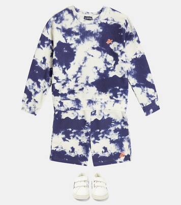 Tie-dye cotton Bermuda shorts | Vilebrequin Kids