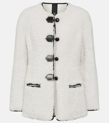Veste en shearling et cuir | Blancha