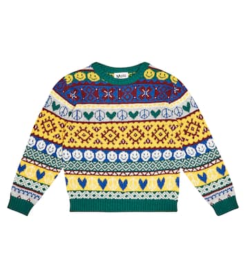 Barrie intarsia wool-blend sweater | Molo