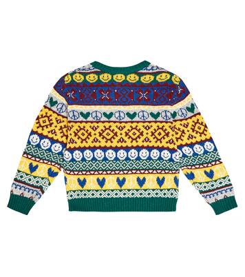 Barrie intarsia wool-blend sweater | Molo