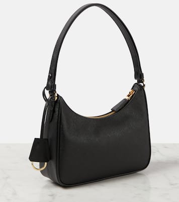 Borsa a spalla Re-Edition Mini in pelle | Prada