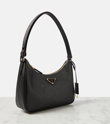 Borsa a spalla Re-Edition Mini in pelle | Prada