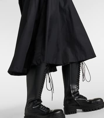 Puff-sleeve cotton poplin maxi dress | Noir Kei Ninomiya