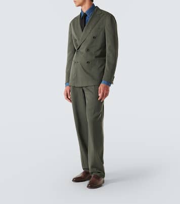 Soffio silk and cashmere gabardine blazer | Brioni