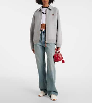 Leather sneakers | Miu Miu