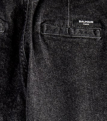 High-rise tapered jeans | Balmain Kids