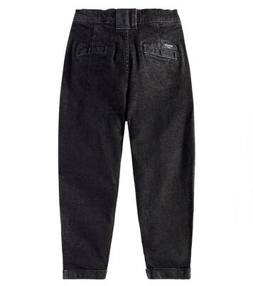 High-rise tapered jeans | Balmain Kids