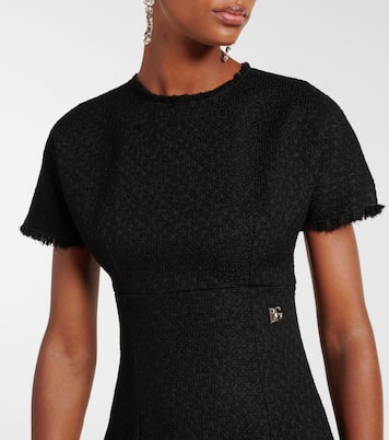 Robe DG en tweed de laine mélangée | Dolce&Gabbana