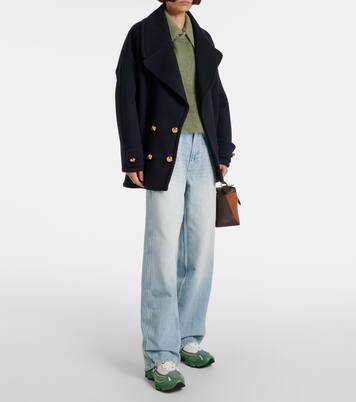 1000 colorblocked leather sneakers | New Balance