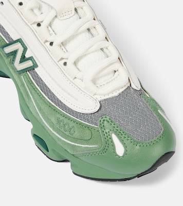 1000 colorblocked leather sneakers | New Balance