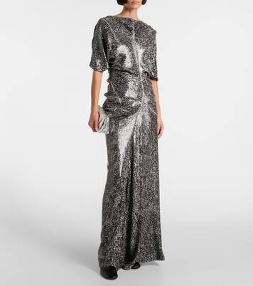 Robe longue à sequins | Dries Van Noten