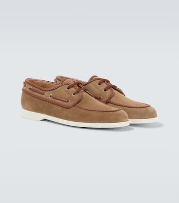Palm Avenue leather boat shoes | Valentino Garavani