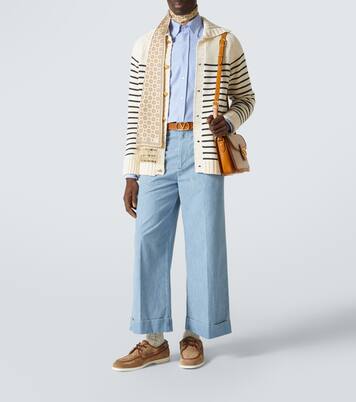Palm Avenue leather boat shoes | Valentino Garavani