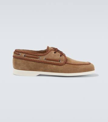 Palm Avenue leather boat shoes | Valentino Garavani