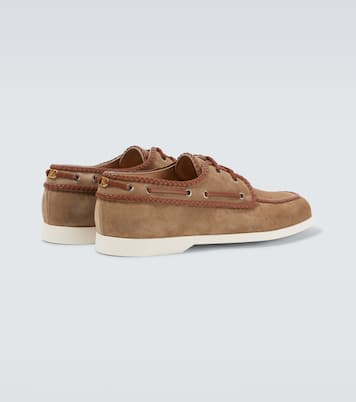 Palm Avenue leather boat shoes | Valentino Garavani