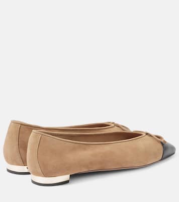 Ballerinas Gioia aus Veloursleder | Aquazzura