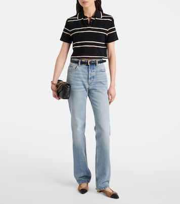 Ballerinas Gioia aus Veloursleder | Aquazzura