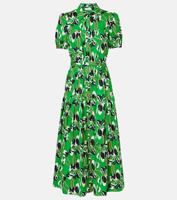 Abito lungo Jonah in cotone con stampa | Diane von Furstenberg